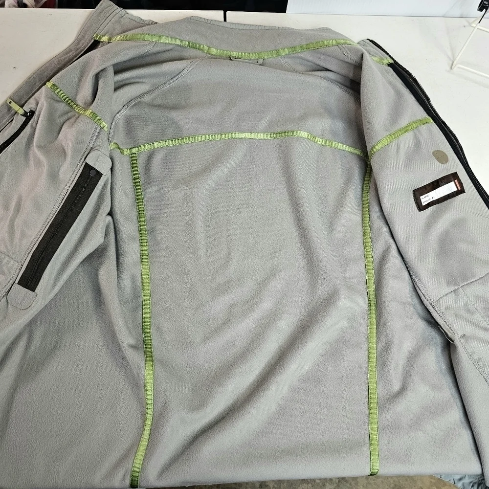 Lululemon Men's Brown Fleece Lined Soft Shell Performance / Bomber Jacket - Picture 12 of 12